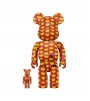 Bearbrick Amplifier Yellow Heart Reverse 100% & 400% Set