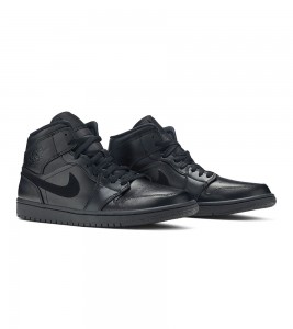 Кроссовки Air Jordan 1 Mid Black - ???? ?20