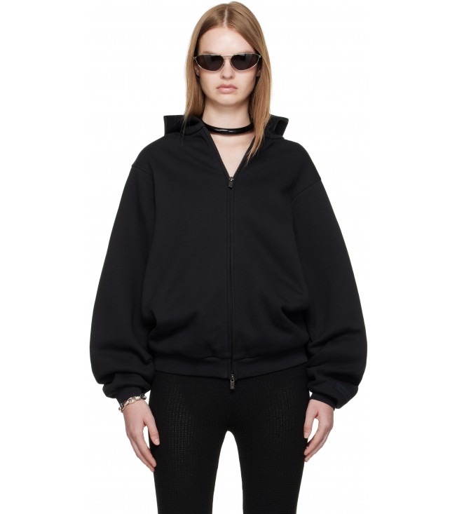 Худи Fear Of God Essentials Black 90s Fleece Zip-Up Hoodie