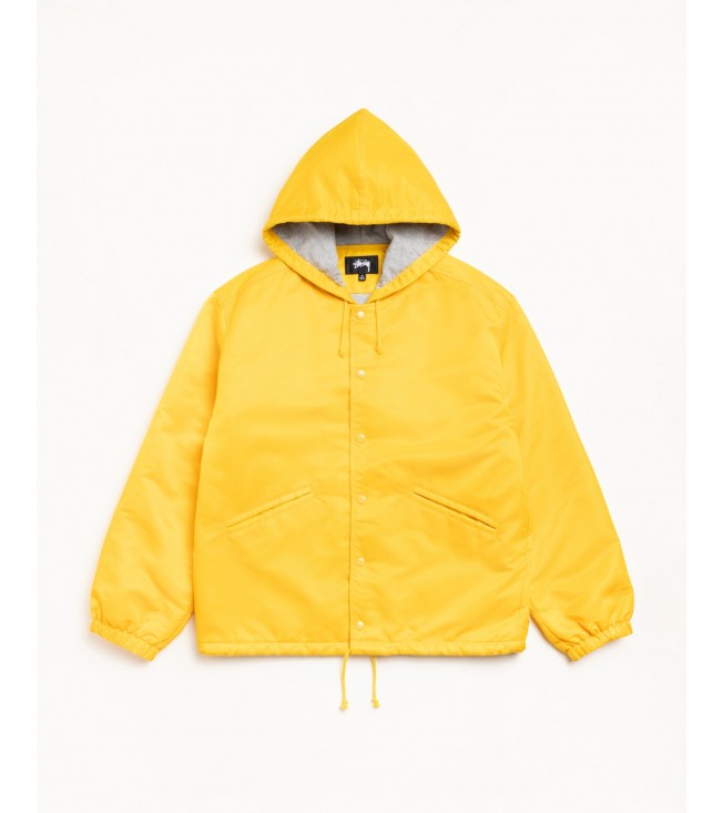 Куртка Stussy Hooded Coaches Jacket Yellow