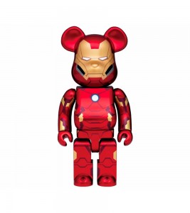 Bearbrick x Ironman Happy Lottery (2021 Version) 400% Red