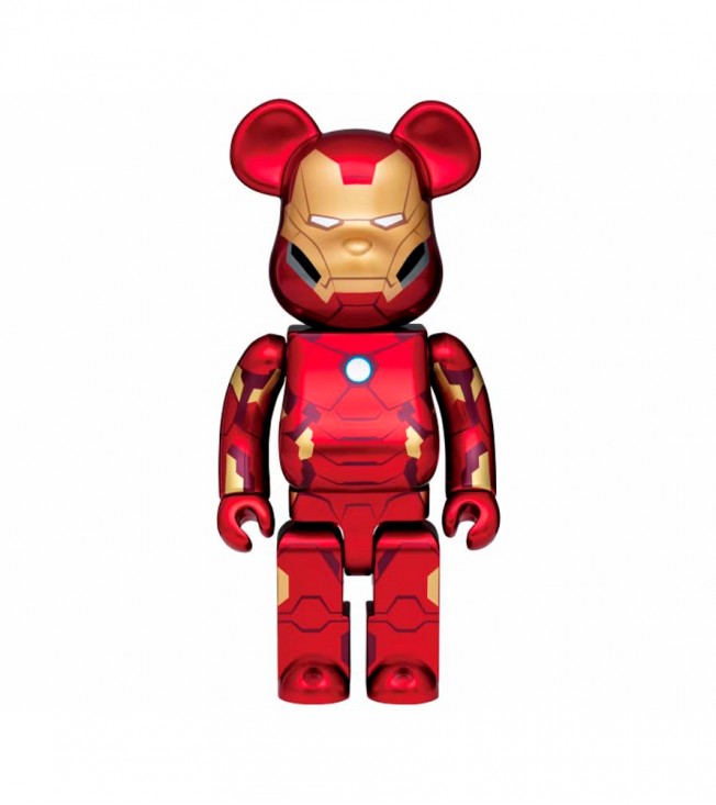 Bearbrick x Ironman Happy Lottery (2021 Version) 400% Red