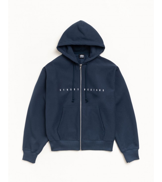 Худи Stussy S Box Zip Hoodie Navy