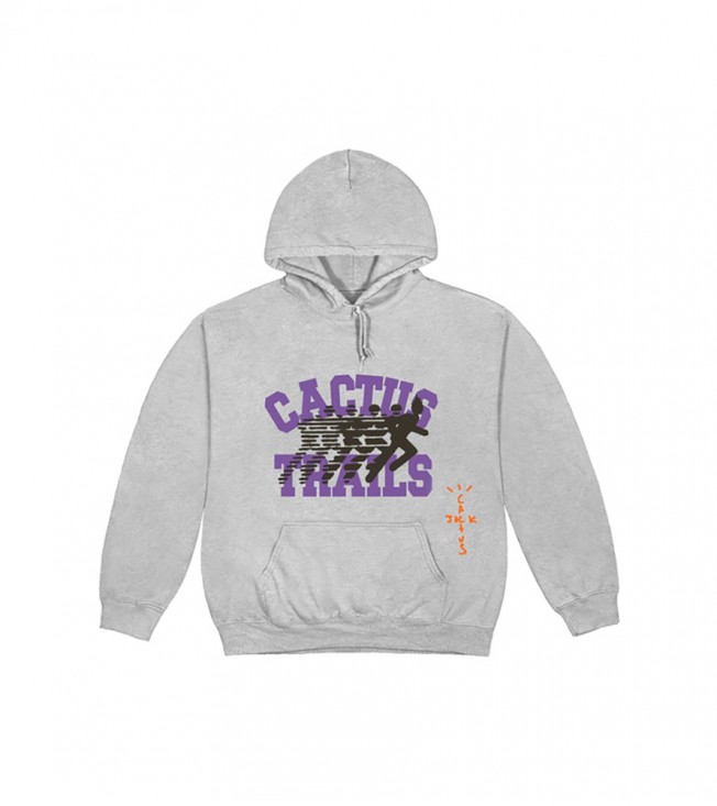 Худи Travis Scott Running Wild Varsity Heather Grey