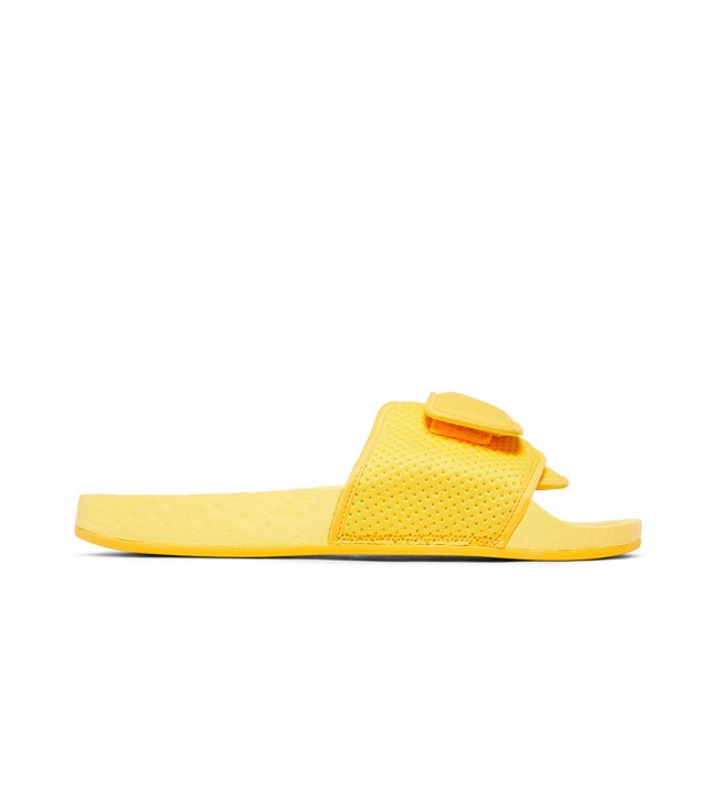 adidas Boost Slide Pharrell Active Red Bold Gold
