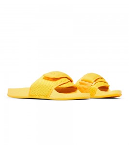 adidas Boost Slide Pharrell Active Red Bold Gold - Фото №2