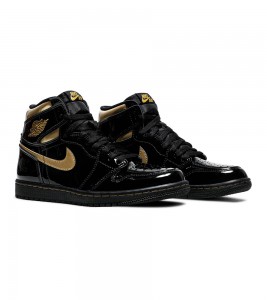 Кроссовки Jordan 1 Retro High Black Metallic Gold - ???? ?20