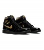 Кроссовки Jordan 1 Retro High Black Metallic Gold