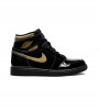 Кроссовки Jordan 1 Retro High Black Metallic Gold