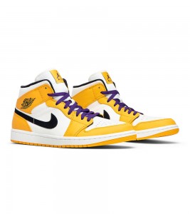 Кроссовки Air Jordan 1 Mid SE Lakers - ???? ?20