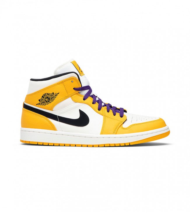 Кроссовки Air Jordan 1 Mid SE Lakers