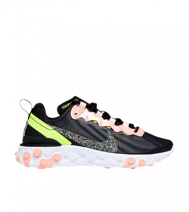 Nike WMNS REACT ELEMENT 55 PRM Black Coral