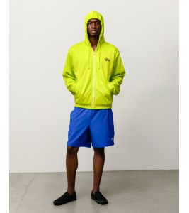 Худи Stussy Athletic Mesh Zip Hoodie Safety Green