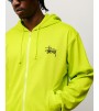 Худи Stussy Athletic Mesh Zip Hoodie Safety Green