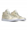 Кроссовки Jordan 1 Mid Goose Feather Yellow WMNS