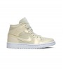 Кроссовки Jordan 1 Mid Goose Feather Yellow WMNS