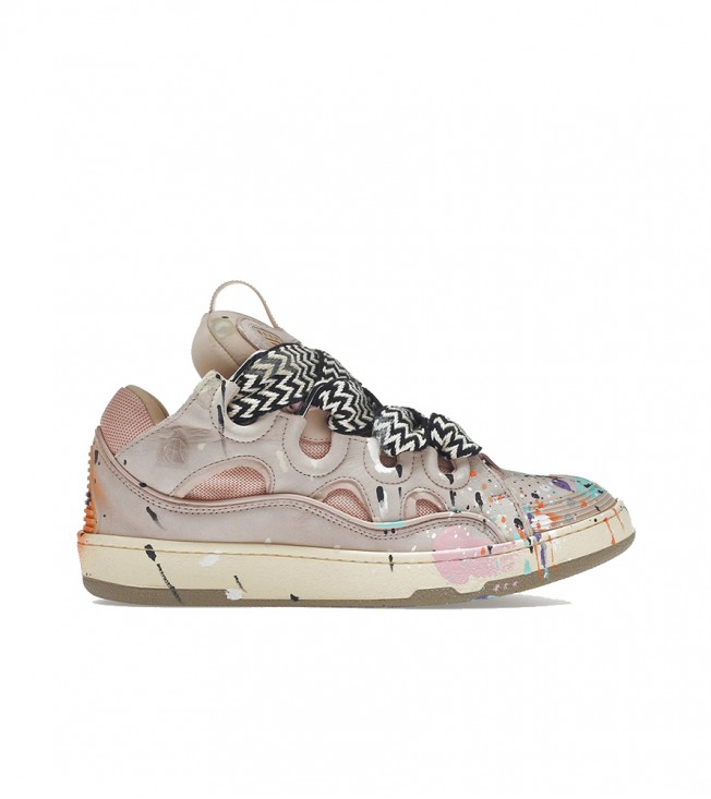 Lanvin Leather Curb Gallery Dept. Pale Pink Multi