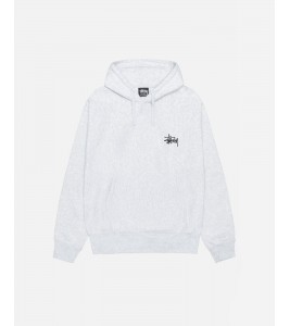 Худи Stussy Basic Hoodie Ash Heather - Фото №2