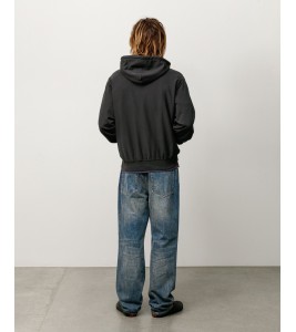 Худи Stussy Lightweight Terry Zip Hoodie Black - ???? ?20