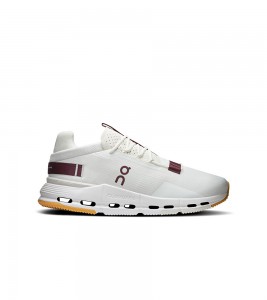 On Running Cloudnova Ivory Maroon