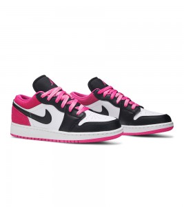 Кроссовки Air Jordan 1 Low Black Active Fuchsia GS - ???? ?20