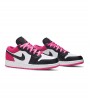 Кроссовки Air Jordan 1 Low Black Active Fuchsia GS