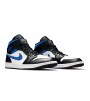 Кроссовки Jordan 1 Mid White Black Royal