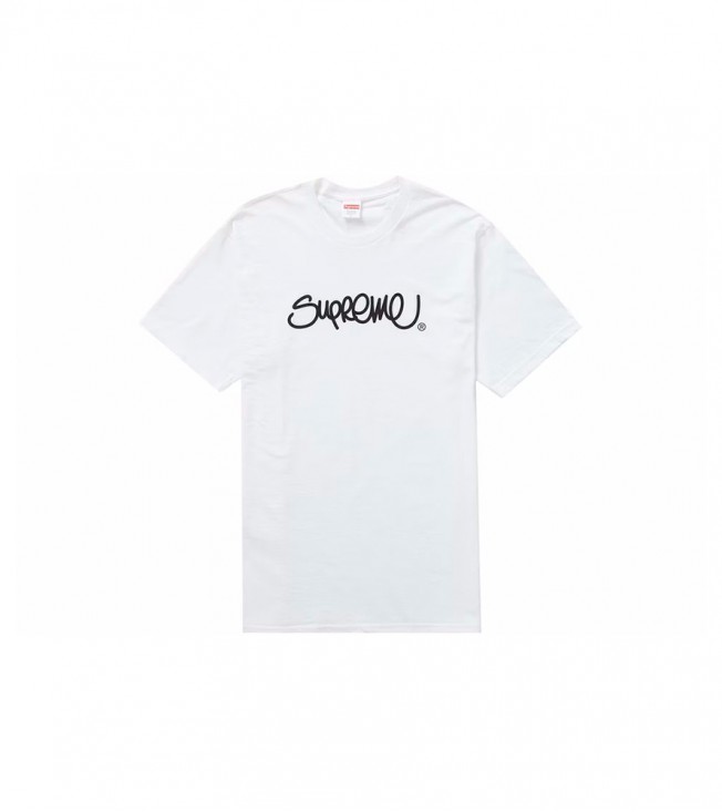 Футболка Supreme Handstyle Tee White