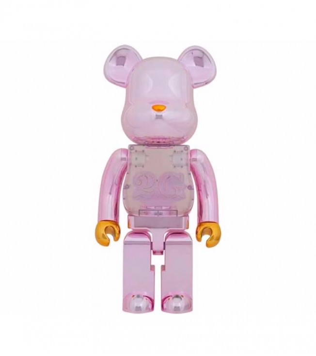 Bearbrick 2G Exclusive 1000% Pink Gold Chrome Ver