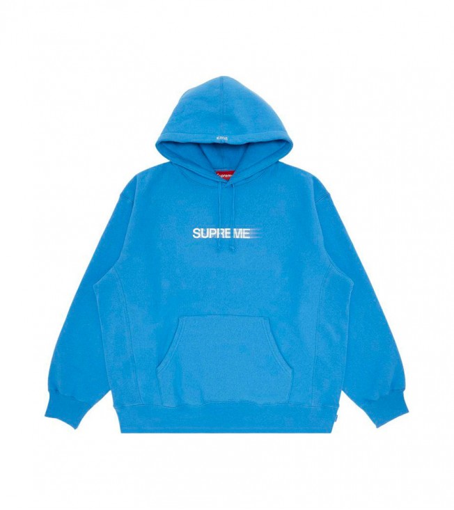 Худи Supreme Motion Logo Hooded Sweatshirt (SS23) Light Blue