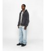 Stussy Zip Hoodie Faded Graphic Washed Black