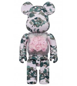 Bearbrick Flor@ Pink Rose 400%