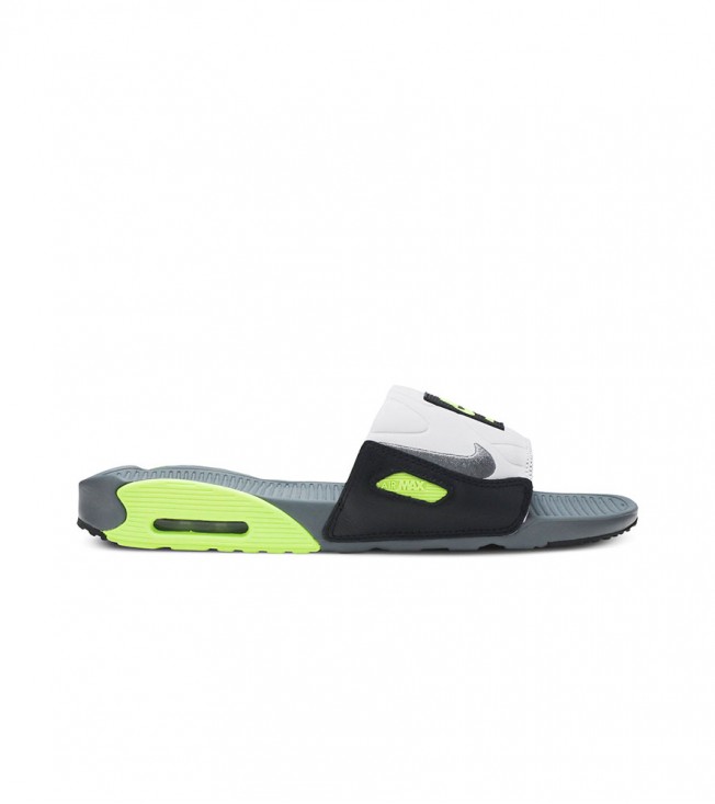 Nike Air Max 90 Slide Smoke Grey Volt Black
