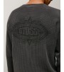 Свитер Stussy Mantra Raglan Thermal Washed Black