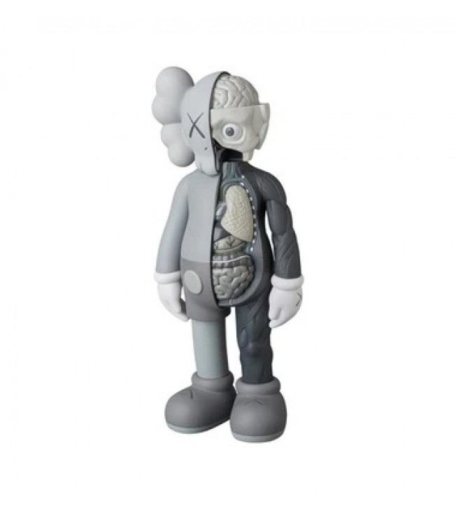 KAWS Companion Flayed Open Edition Vinyl Figure Grey 28 см