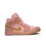 Кроссовки Jordan 1 Mid Coral Gold