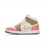 Jordan 1 Mid SE Pastel Vivid Green Grind (GS)