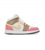 Jordan 1 Mid SE Pastel Vivid Green Grind (GS)