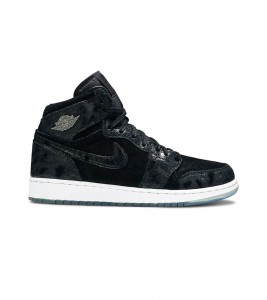 Кроссовки Air Jordan 1 Retro High Heiress Black Suede GS