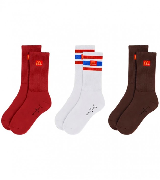 Носки Travis Scott x McDonalds CJ Multi
