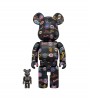 Bearbrick MLB National League 100% & 400% Set Black