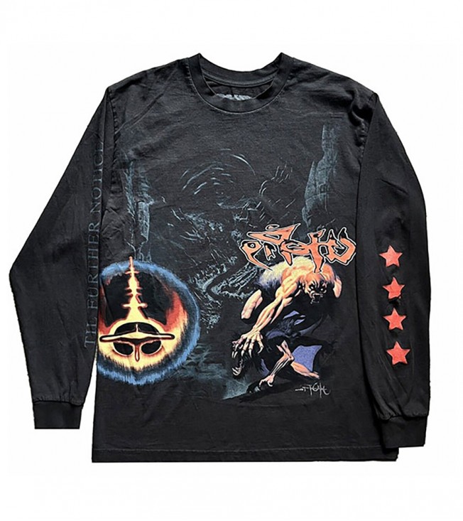 Футболка Travis Scott Utopia Circus Maximus 2023 Tour L/S Tee Black