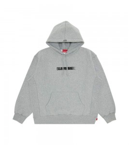 Supreme Motion Logo Hooded Sweatshirt (SS23) Heather Grey