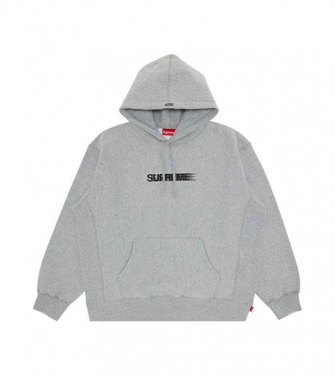 Supreme Motion Logo Hooded Sweatshirt (SS23) Heather Grey