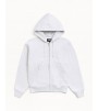 Худи Stussy Basic Diamond Zip Hoodie Ash Heather