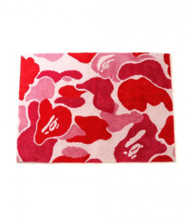 BAPE ABC Camo Big Rug Mat Pink 102x142 см
