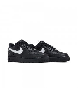 Nike Air Force 1 Low Supreme Black White - Фото №2