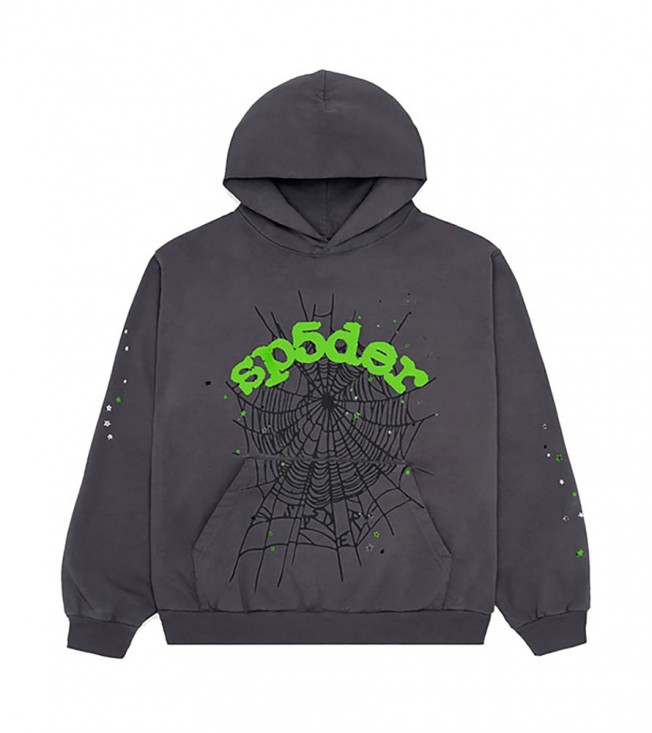 Худи Sp5der Wait Web Hoodie Slate Grey