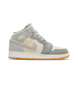 Jordan 1 Mid SE Coconut Milk Particle Grey (GS)