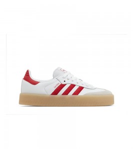 adidas Sambae White Better Scarlet Gum  WMNS